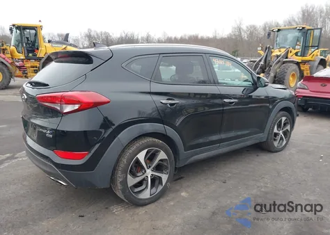 2016 Hyundai Tucson Limited z USA, uszkodzony, nr VIN KM8J3CA23GU175970